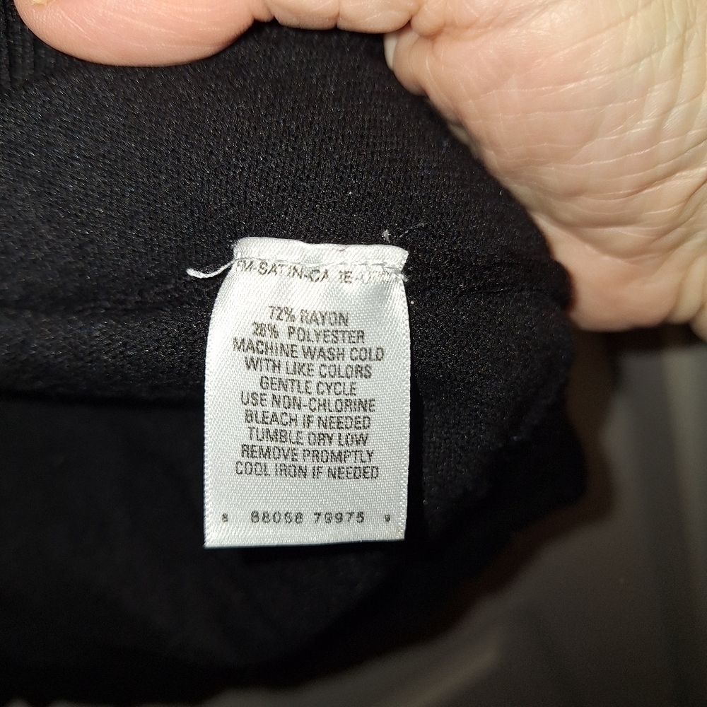 GNW Black Open Front Cardigan Size Small - Picture 4 of 4